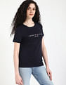 Tommy Hilfiger Embroidered Logo Regular-Fit Cotton T-Shirt
