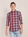 U.S. Polo Assn. Spread Collar Checked Shirt