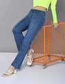 Flying Machine Women Bootcut Fit Stone Wash Jeans