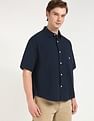 Tommy Hilfiger Solid Oversize-Fit Cotton Shirt