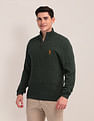 U.S. Polo Assn. High Neck Zipper Sweater