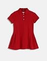 Tommy Hilfiger Kids Girls Solid Regular-Fit Cotton Dress
