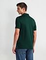Arrow Newyork Stripe Collar Solid Polo Shirt