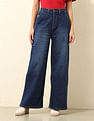 U.S. Polo Assn. Women High Rise Ultra Wide Leg Fit Jeans