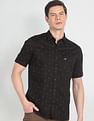 Arrow Sports Brand Print Twill Casual Shirt