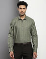 Tommy Hilfiger Cutaway Collar Tartan Check Shirt