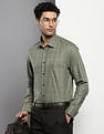 Tommy Hilfiger Cutaway Collar Tartan Check Shirt