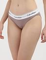 Calvin Klein Underwear Solid Mid Rise Bikini