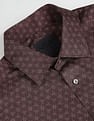 Arrow Motif Print Cotton Shirt
