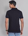 AD by Arvind Geometric Print COOL-IT Real Deal Polo Shirt
