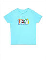 U.S. Polo Assn. Kids Boys Light Blue Cotton Knit Set