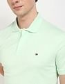 Tommy Hilfiger Solid Regular-Fit Cotton Polo Shirt