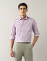 Arrow Glen Checked Manhattan Slim Fit Shirt
