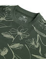 Flying Machine Floral Printed Relaxed Fit T-Shirt