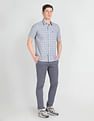 Arrow Sports Tartan Check Twill Shirt