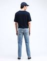 Flying Machine Slash Slim Tapered Fit Jeans