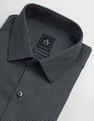 Arrow Self Design Manhattan Slim Fit Shirt