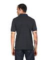AD by Arvind Cotton Striped Polo Shirt