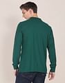 U.S. Polo Assn. Long Sleeve Solid Pique Polo Shirt