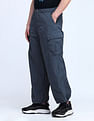 Flying Machine Cobain Loose Fit Mid Rise Cargos