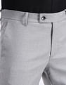 Arrow Denver Slim Solid Dobby Trousers