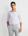 Arrow Horizontal Stripe Slim Fit Shirt