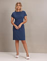 U.S. Polo Assn. Women Round Neck Polka Dot Print Dress