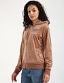 Calvin Klein Embossed Monogram Hood Sweatshirt