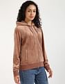 Calvin Klein Embossed Monogram Hood Sweatshirt