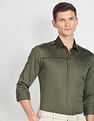 Arrow Newyork Satin Solid Formal Shirt