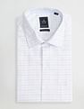 Arrow Grid Tattersall Checks Cotton Shirt