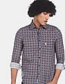 U.S. Polo Assn. Spread Collar Printed Casual Shirt