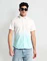 Arrow Sports Short Sleeve Ombre Shirt