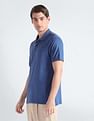 Calvin Klein Solid Cotton Liquid Polo Shirt