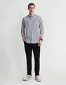 Arrow Sport Slim Fit Vertical Stripes Shirt