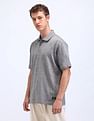 Flying Machine Abstract Relaxed Fit Polo Shirt