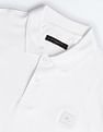 Flying Machine Pure Cotton Solid Polo Shirt