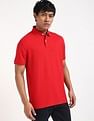 Tommy Hilfiger Solid Regular-Fit Cotton Polo Shirt