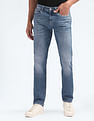 Flying Machine Freddie Slim Straight Fit Stone Wash Jeans