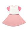 U.S. Polo Assn. Kids Girls Colorblocked Fit And Flare Dress