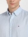 Tommy Hilfiger Solid Regular-Fit Linen Shirt