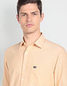 Arrow Sports Solid Slim Fit Casual Shirt