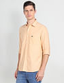Arrow Sports Solid Slim Fit Casual Shirt