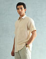 Arrow Cotton Linen Regular Fit Shirt