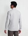 Arrow Self Design Manhattan Slim Fit Shirt