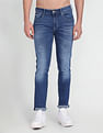 Flying Machine Slim Tapered Fit Mid Rise Jeans