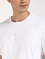 Calvin Klein Jeans Embroidered Logo Regular-Fit Cotton T Shirt
