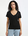Tommy Hilfiger Solid Slim-Fit Cotton T-Shirt