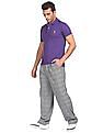 U.S. Polo Assn. Ribbed Collar Solid Polo Shirt