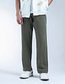 Flying Machine Solid Cobain Loose Fit Chinos